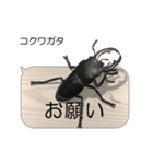 集まれ！日本のクワガタ1（個別スタンプ：10）