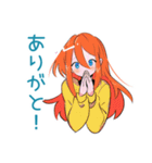 明るい返事★ポップな女の子（個別スタンプ：7）