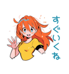 明るい返事★ポップな女の子（個別スタンプ：26）