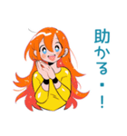 明るい返事★ポップな女の子（個別スタンプ：28）