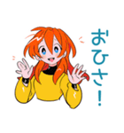 明るい返事★ポップな女の子（個別スタンプ：30）