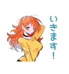 明るい返事★ポップな女の子（個別スタンプ：38）