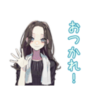 堅実貯金★しっかり者な女子（個別スタンプ：10）