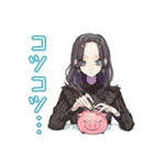 堅実貯金★しっかり者な女子（個別スタンプ：12）