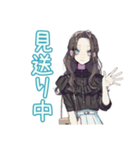 堅実貯金★しっかり者な女子（個別スタンプ：23）