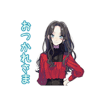 軽めの確認★しっかり者な女子（個別スタンプ：2）