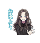 軽めの確認★しっかり者な女子（個別スタンプ：3）