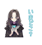 軽めの確認★しっかり者な女子（個別スタンプ：17）