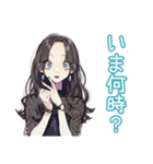 軽めの確認★しっかり者な女子（個別スタンプ：23）