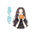 軽めの確認★しっかり者な女子（個別スタンプ：30）