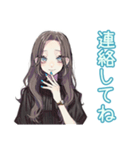 軽めの確認★しっかり者な女子（個別スタンプ：33）