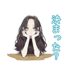 軽めの確認★しっかり者な女子（個別スタンプ：35）