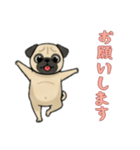 [お願いします専用]パグ（個別スタンプ：9）