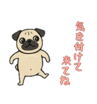 [気を付けて来てね専用]パグパグ（個別スタンプ：2）