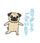 [ありがとうございます専用]パグパグ（個別スタンプ：2）