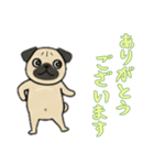 [ありがとうございます専用]パグパグ（個別スタンプ：3）