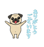 [ありがとうございます専用]パグパグ（個別スタンプ：6）