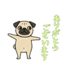 [ありがとうございます専用]パグパグ（個別スタンプ：7）