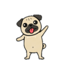[アレンジ用]パグパグ（個別スタンプ：3）