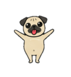 [アレンジ用]パグパグ（個別スタンプ：14）