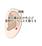 耳つぼスタンプ（個別スタンプ：14）