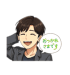 イケメンたちの一言スタンプ（個別スタンプ：4）