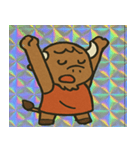 ギラ牛ミノ突進伝説@SFW（個別スタンプ：1）