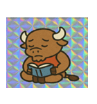 ギラ牛ミノ突進伝説@SFW（個別スタンプ：7）