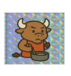 ギラ牛ミノ突進伝説@SFW（個別スタンプ：8）