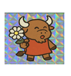ミノタウ角光猛進録@SFW（個別スタンプ：4）
