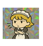 メイドきらっと給仕伝説@SFW（個別スタンプ：3）