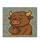 ミノぎら角闘爆進編@SFW（個別スタンプ：6）