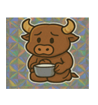 ミノぎら角闘爆進編@SFW（個別スタンプ：12）