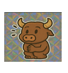 ミノぎら角闘爆進編@SFW（個別スタンプ：15）