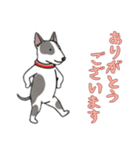 [ありがとうございます専用]ブルテリア（個別スタンプ：11）