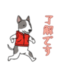 [了解です専用]ブルテリア（個別スタンプ：5）