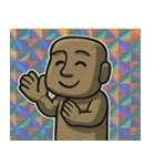モアイ光臨！無言の衝撃@SFW（個別スタンプ：19）