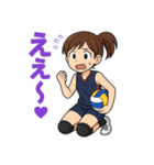 バレー女子の日常で使える言葉スタンプ（個別スタンプ：10）