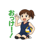 バレー女子の日常で使える言葉スタンプ（個別スタンプ：13）