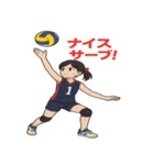 バレー女子の日常で使える言葉スタンプ（個別スタンプ：22）