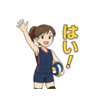 バレー女子の日常で使える言葉スタンプ（個別スタンプ：25）