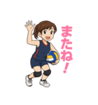 バレー女子の日常で使える言葉スタンプ（個別スタンプ：28）