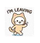 もふもふ猫の着ぐるみスタンプ（個別スタンプ：21）