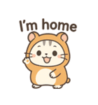 もふもふ猫の着ぐるみスタンプ（個別スタンプ：22）