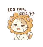 もふもふ猫の着ぐるみスタンプ（個別スタンプ：33）