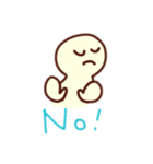 にんげんのスタンプ 表情色々（個別スタンプ：3）