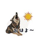 コラージュ動物の使いやすいスタンプ◆秋（個別スタンプ：2）
