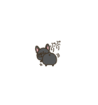 超ちいさいフレブル(ブラック）（個別スタンプ：19）