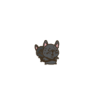超ちいさいフレブル(ブラック）（個別スタンプ：23）