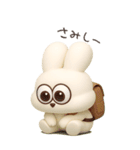 ドデカ3D太っちょうさぎ（個別スタンプ：6）